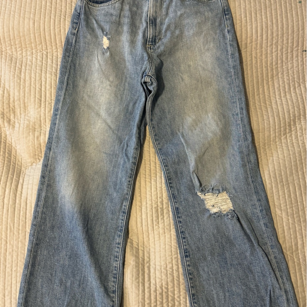 Joe’s Blake high rise wideleg crop jeans